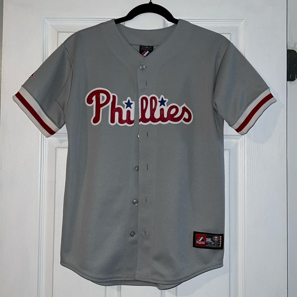 Majestic Cliff Lee Phillies Jersey